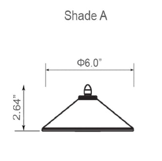 5 Watt LED Garden Light, 3CCT - CL-GL065-524-3CCT-BL(Shade A)