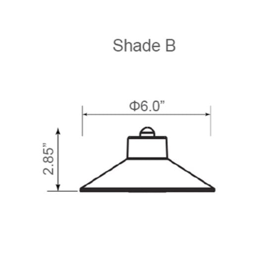 5 Watt LED Garden Light, 3CCT - CL-GL065-524-3CCT-BL(Shade B)