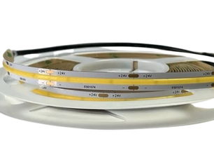 16 ft. (5M) Warm White (3000K) Non-Waterproof COB LED Strip Light , 45W, 24V/DC (Driver Needed) - CL-ST-COB-480-9-2420-34-4
