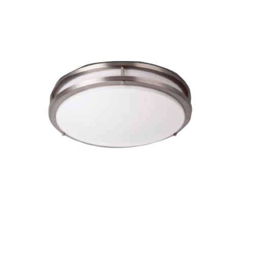 14 in. 26W Round Double Ring Ceiling/Surface Mountable LED Flat Panel Light, Color Changeable (3000K/4000K/5000K)