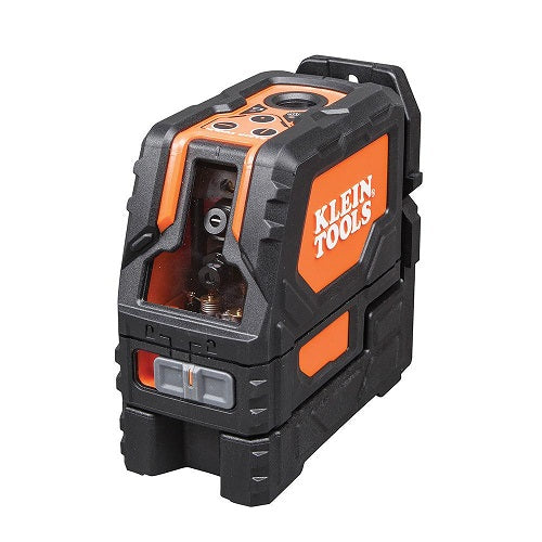 Self Leveling Cross Line Laser Level with Plumb Spot & Magnetic Mounting Clamp - 93LCLS