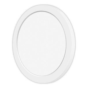 8 in. 18W Round Ceiling/Surface Mountable LED Flat Panel Closet Light, Color Changeable (3000K/4000K/5000K)