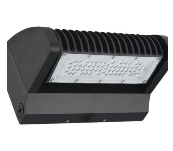 60W Single Head Rotatable Out Door Integrated Wall Pack Light, 7200-7800Lm 5000K - SNC-RWP02-60W