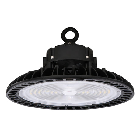 15 in. (Round) 200W Integrated LED Dimmable Black High Bay Light, 5000K - AST-HB07-200WS2BCPD1-BH50M1