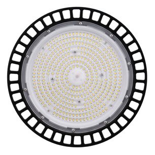 15 in. (Round) 200W Integrated LED Dimmable Black High Bay Light, 5000K - AST-HB07-200WS2BCPD1-BH50M1