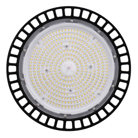 12 in. (Round) 150W Integrated LED Dimmable Black High Bay Light, 5000K - AST-HB07-150WS2BCPD1-BH50M1
