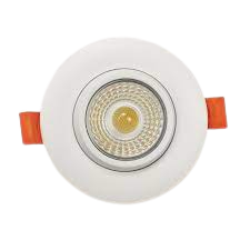 3 in. 8W White/Round Trim LED Gimbal Recessed Integrated Light, Color Changeable (3000/4000/5000K) - 3SLG08-3CCT-WH